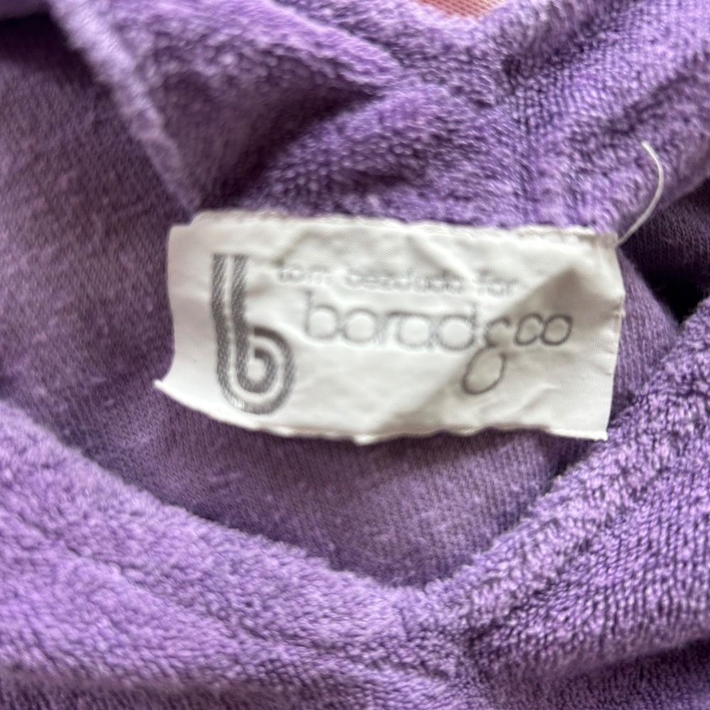 Vintage TerryCloth Purple Jumpsuit Size S/M - Picture 3 of 5